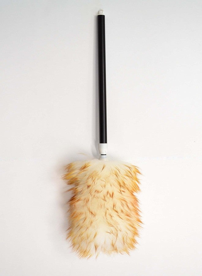 Surell Duster - Lambswool Feather Duster with Extendable 30" Handle - Anti Static Shearling Duster Head for Cleaning Cars, Ceiling Fans, Furniture, Blinds - Perfect Housewarming Gift - Image 2